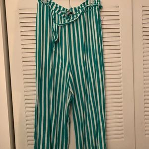 Plus size wide leg pants